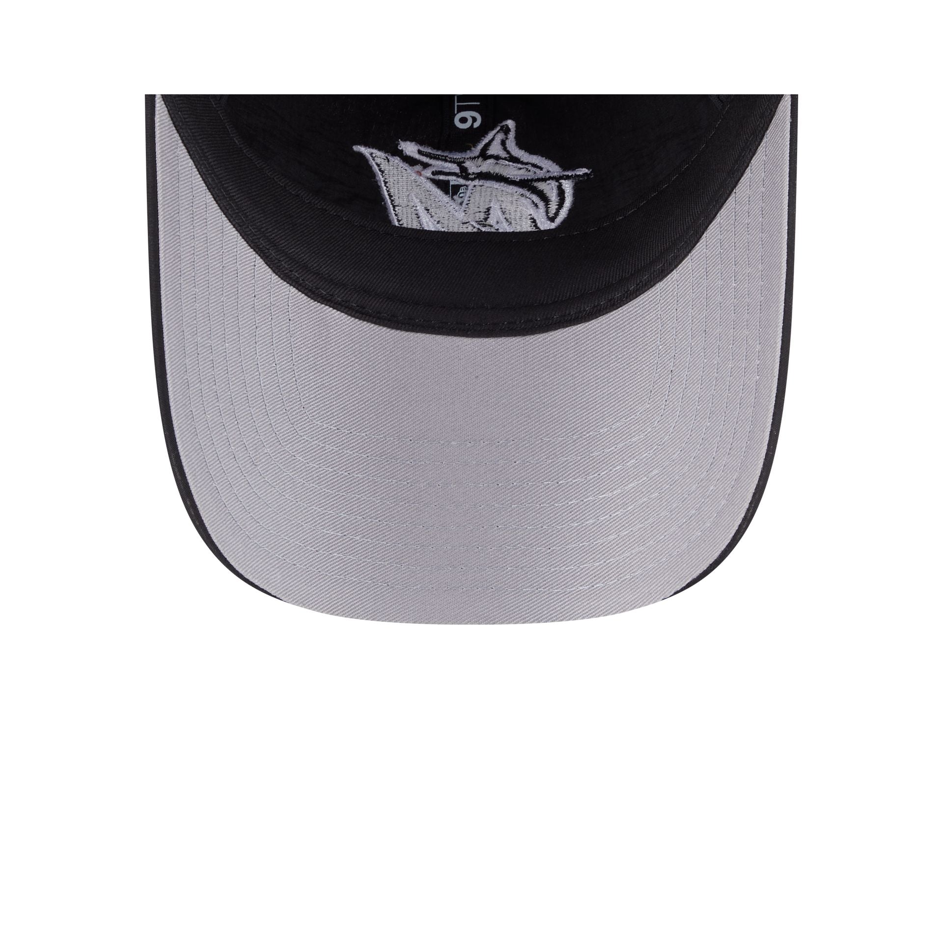Miami Marlins Everyday Nylon Black 9TWENTY Adjustable Hat