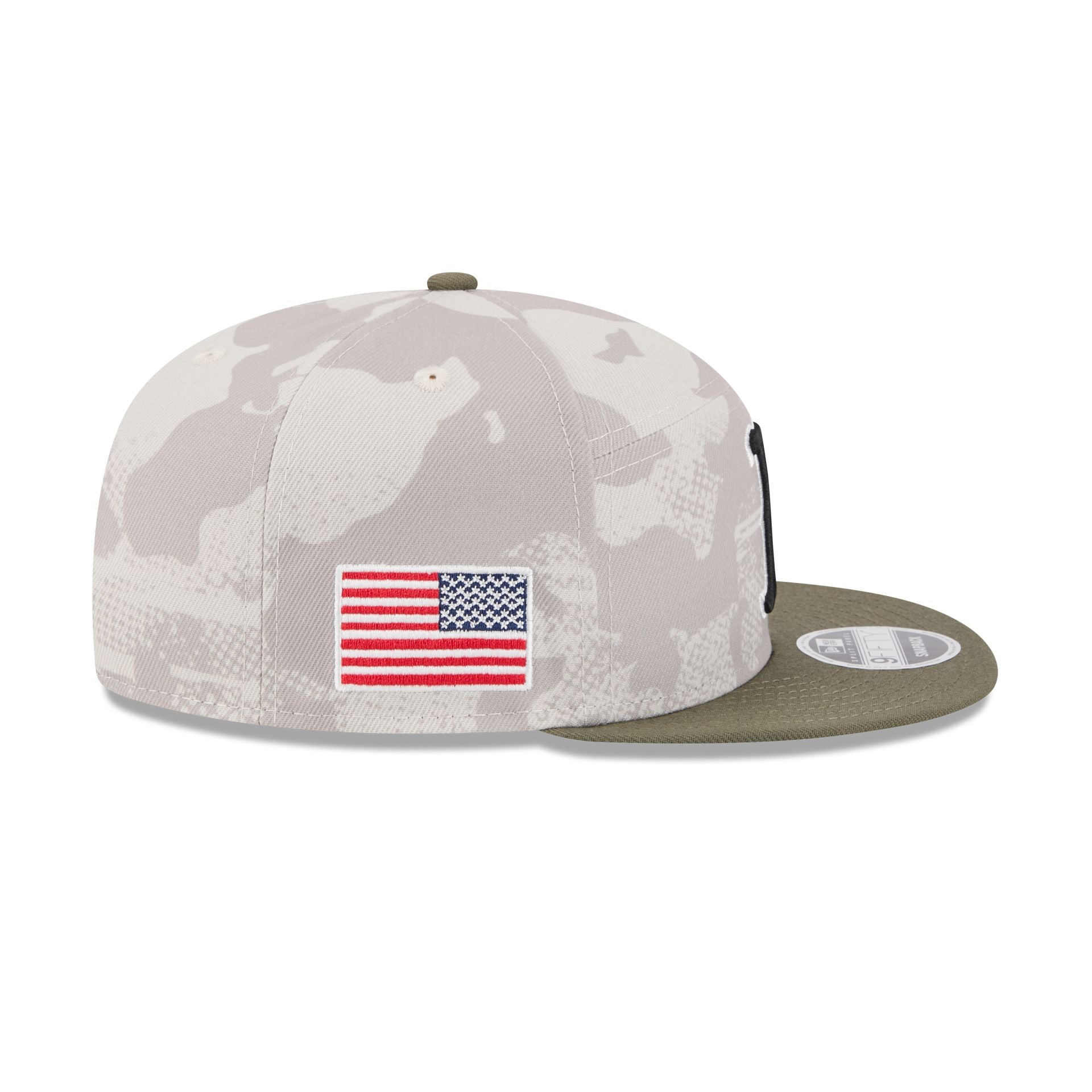 Boston Red Sox Armed Forces Day 2025 Split Panel 9FIFTY Snapback Hat