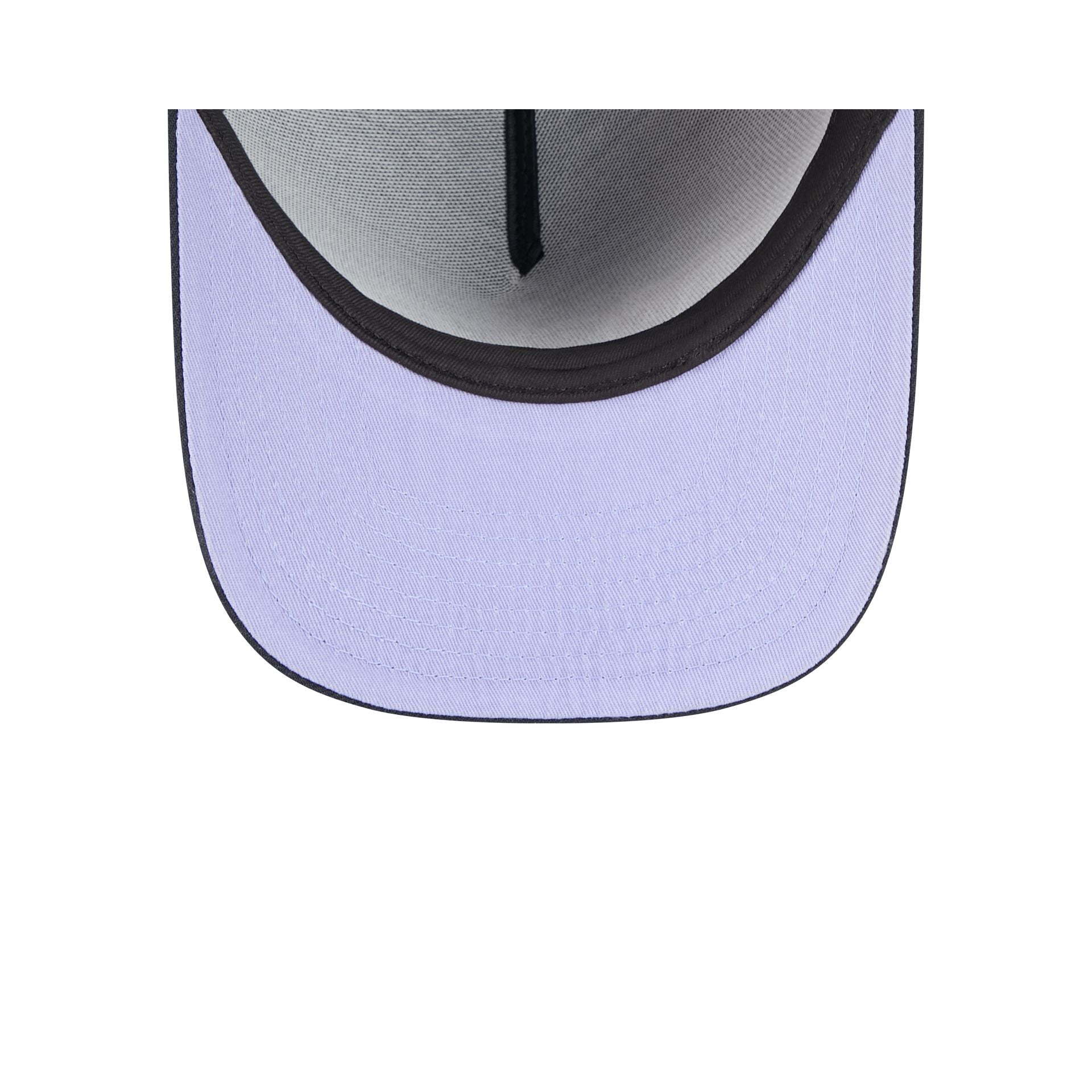 Boston Red Sox Navy Lavender 59FIFTY A-Frame Fitted Hat