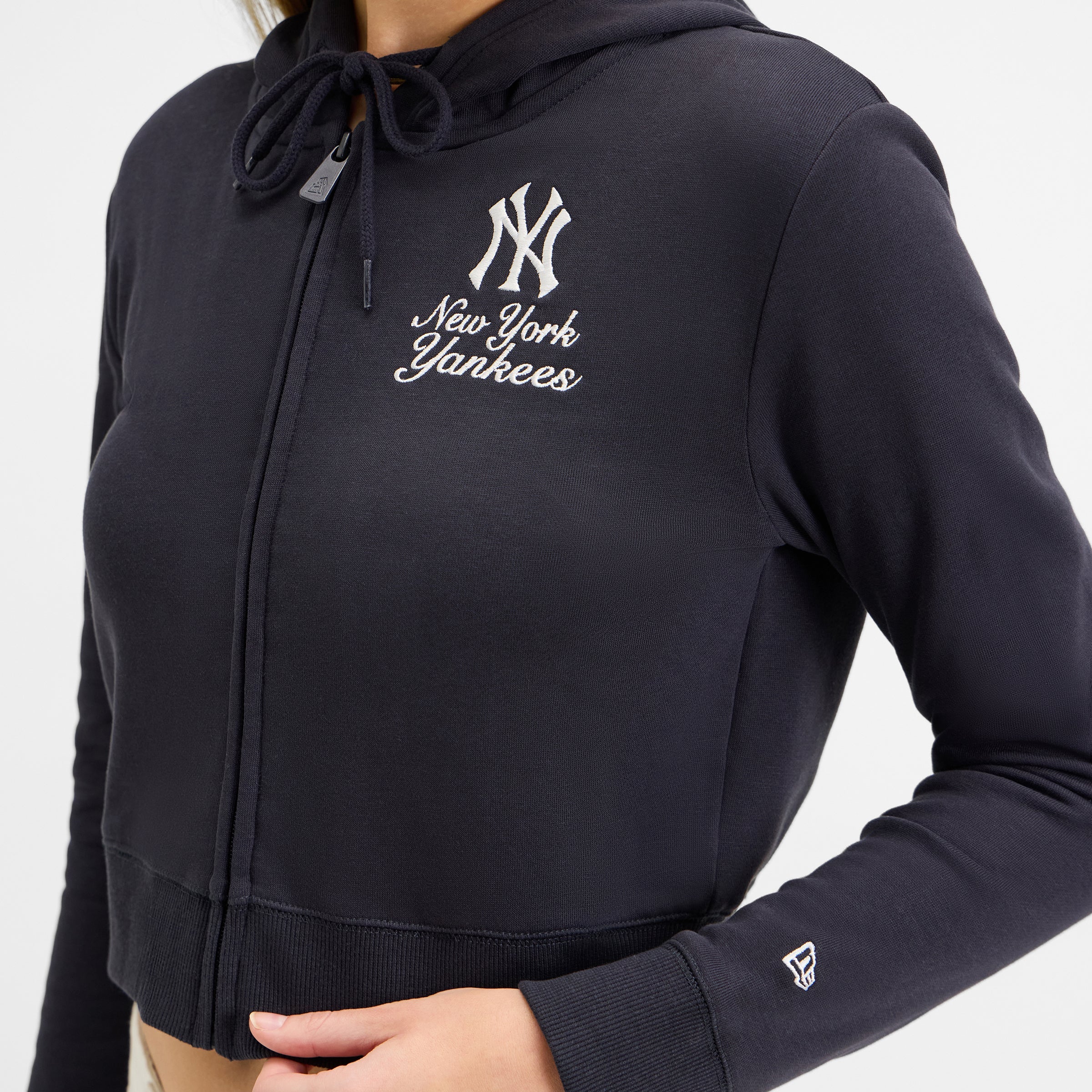 Boston Red Sox Game Day Cropped Women's Zipper Hoodie
