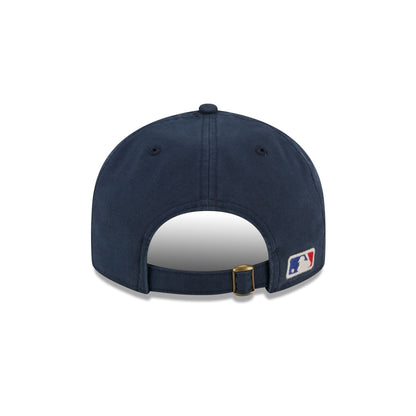 Boston Red Sox Canvas Felt Retro Crown 9FIFTY Strapback Hat