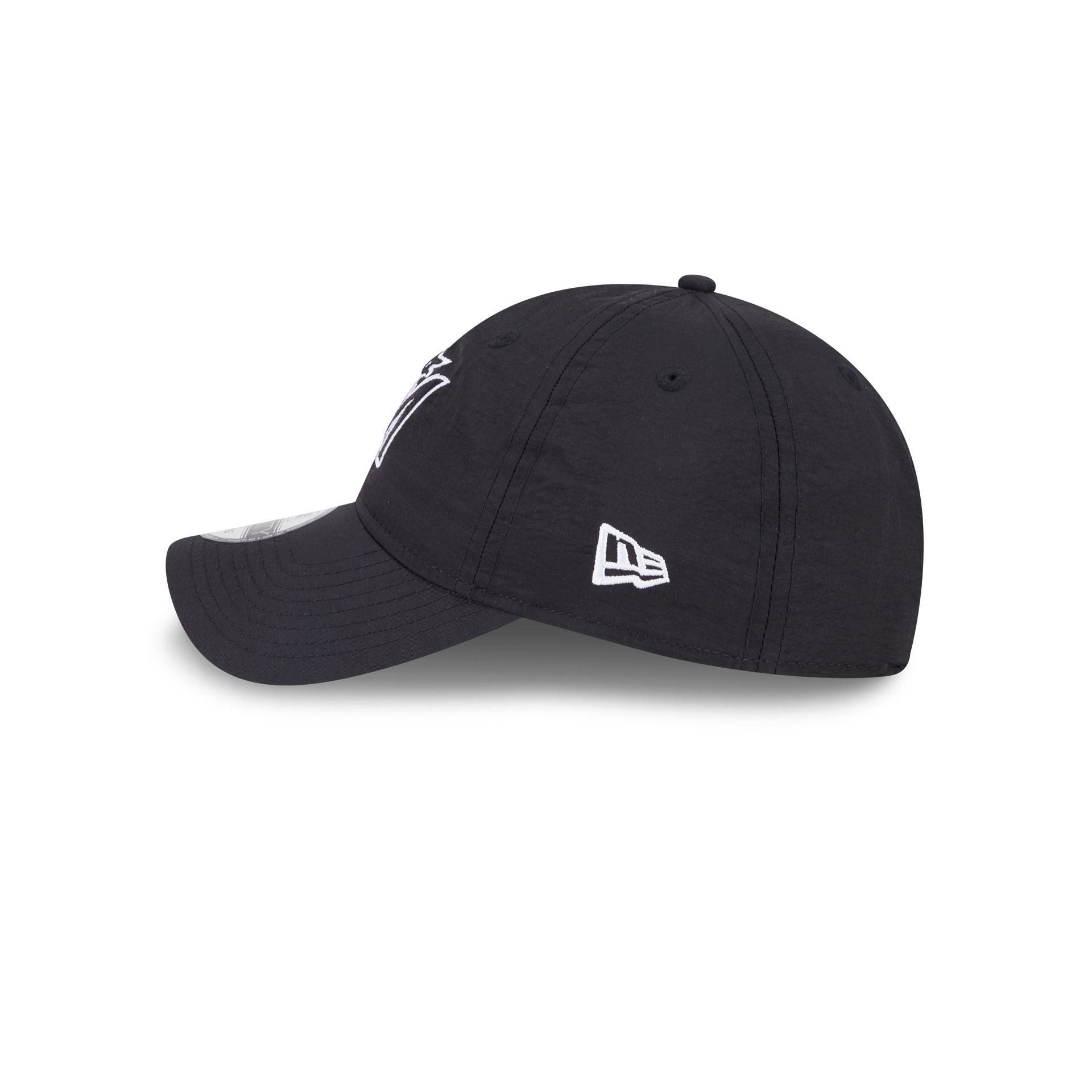 Miami Marlins Everyday Nylon Black 9TWENTY Adjustable Hat